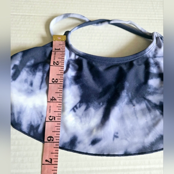 ⭐️5/$25 Kanu Surf Girls' Alania Flounce Bikini Top Beach Sport Blue Tie Dye  7 - Picture 8 of 8